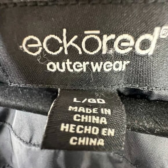 Women's Y2K  Black Vintage Ecko Red Bomber Jacket  Size Large - Picture 8 of 10